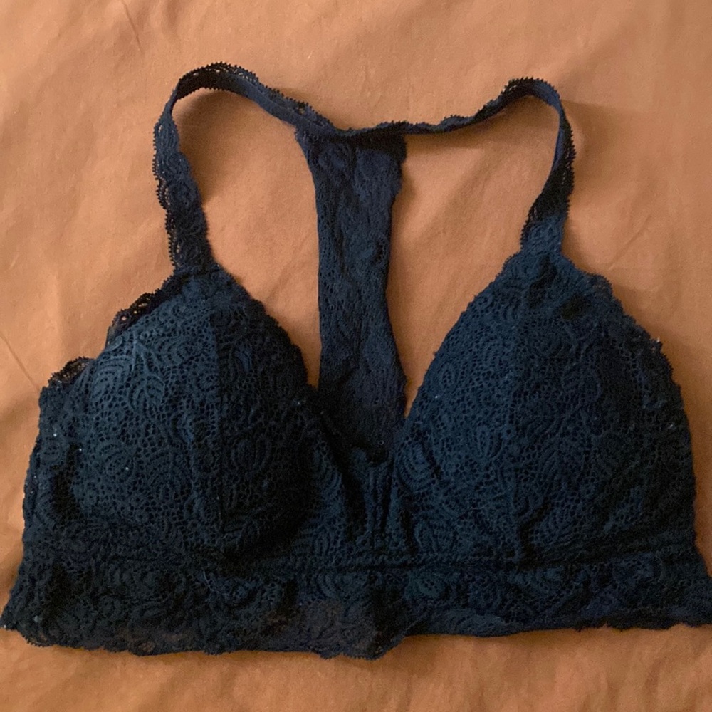 Padded black bralette